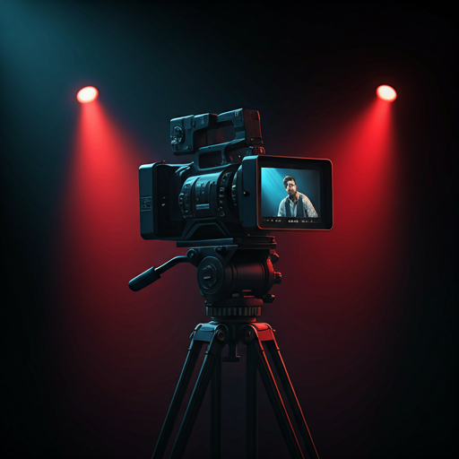 Professional film set